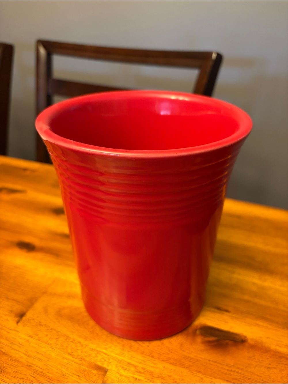 Fiesta Red Ceramic Mug - Bold Glossy Finish